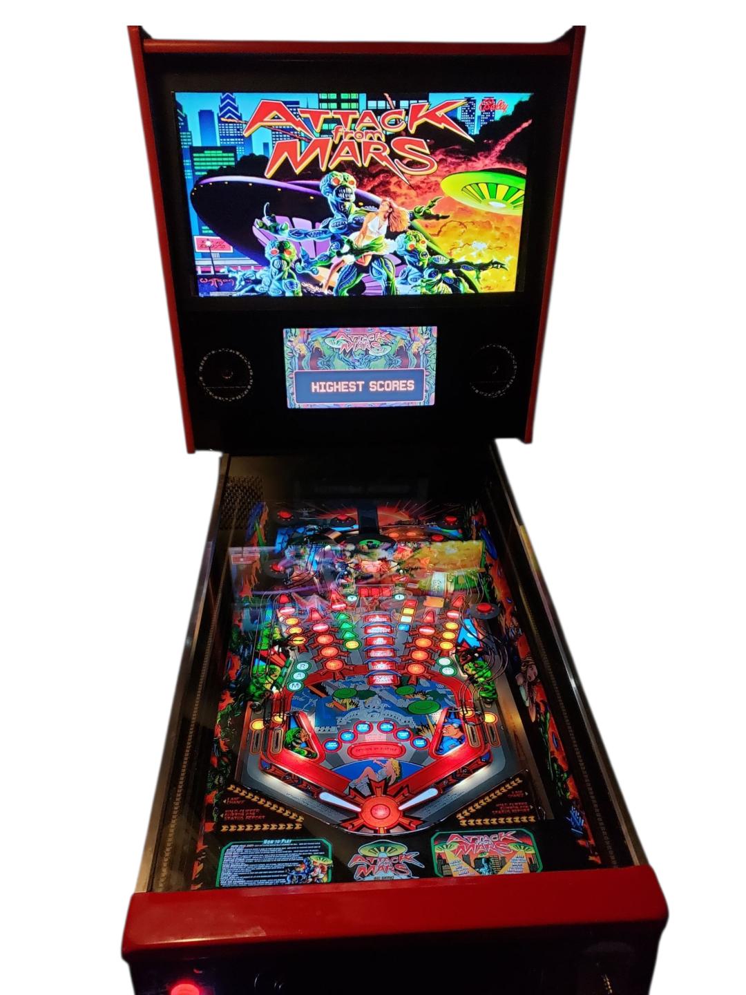 Widebody Virtual Pinball Cabinet -CSD Premium Edition Computer Ready WPC Style