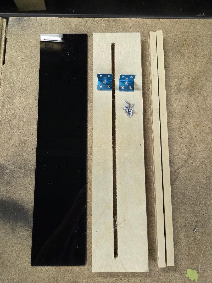 Matrix Display Board and Plexi glass