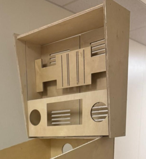 virtual pinball cabinet image side view