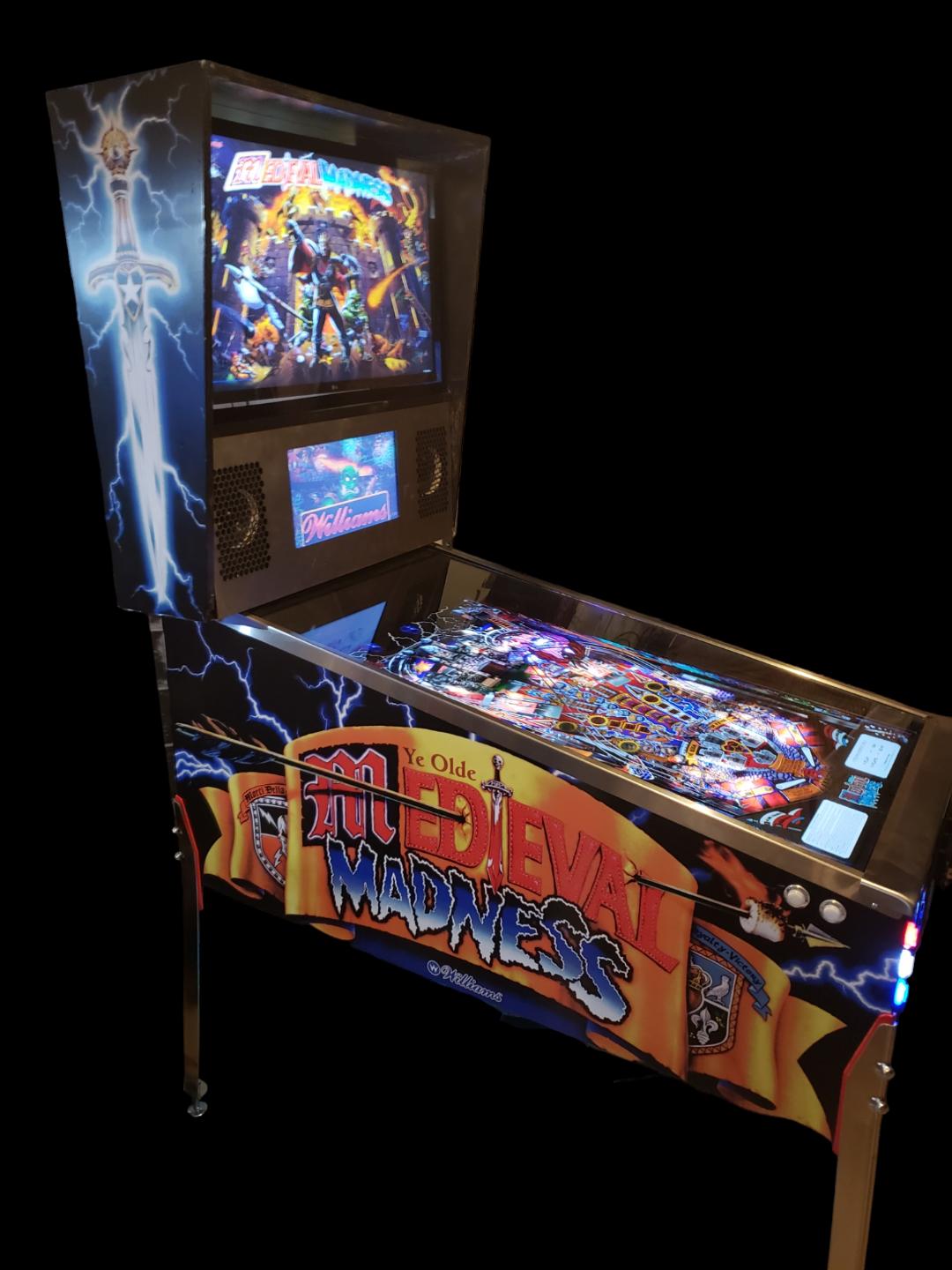 Widebody Virtual Pinball Cabinet -CSD Premium Edition Computer Ready WPC Style