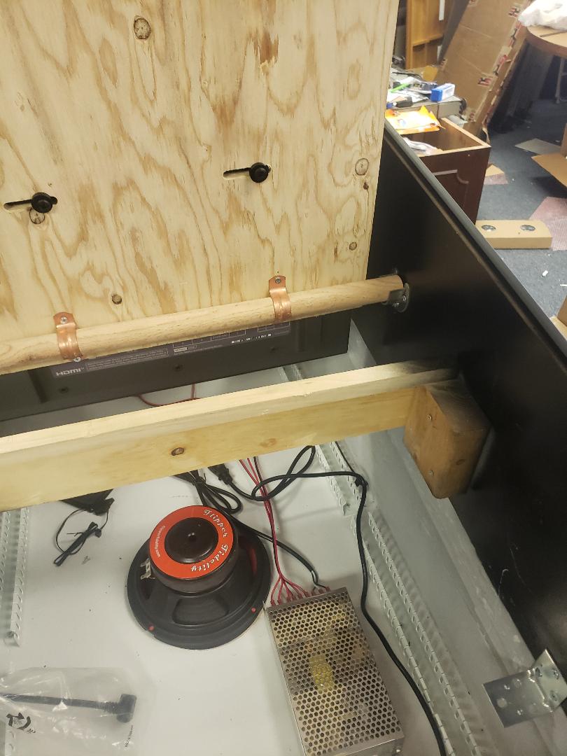 Williams Widebody Virtual Pinball Cabinet LG C3, C2, C4 42 or 48 inch monitor mounting system