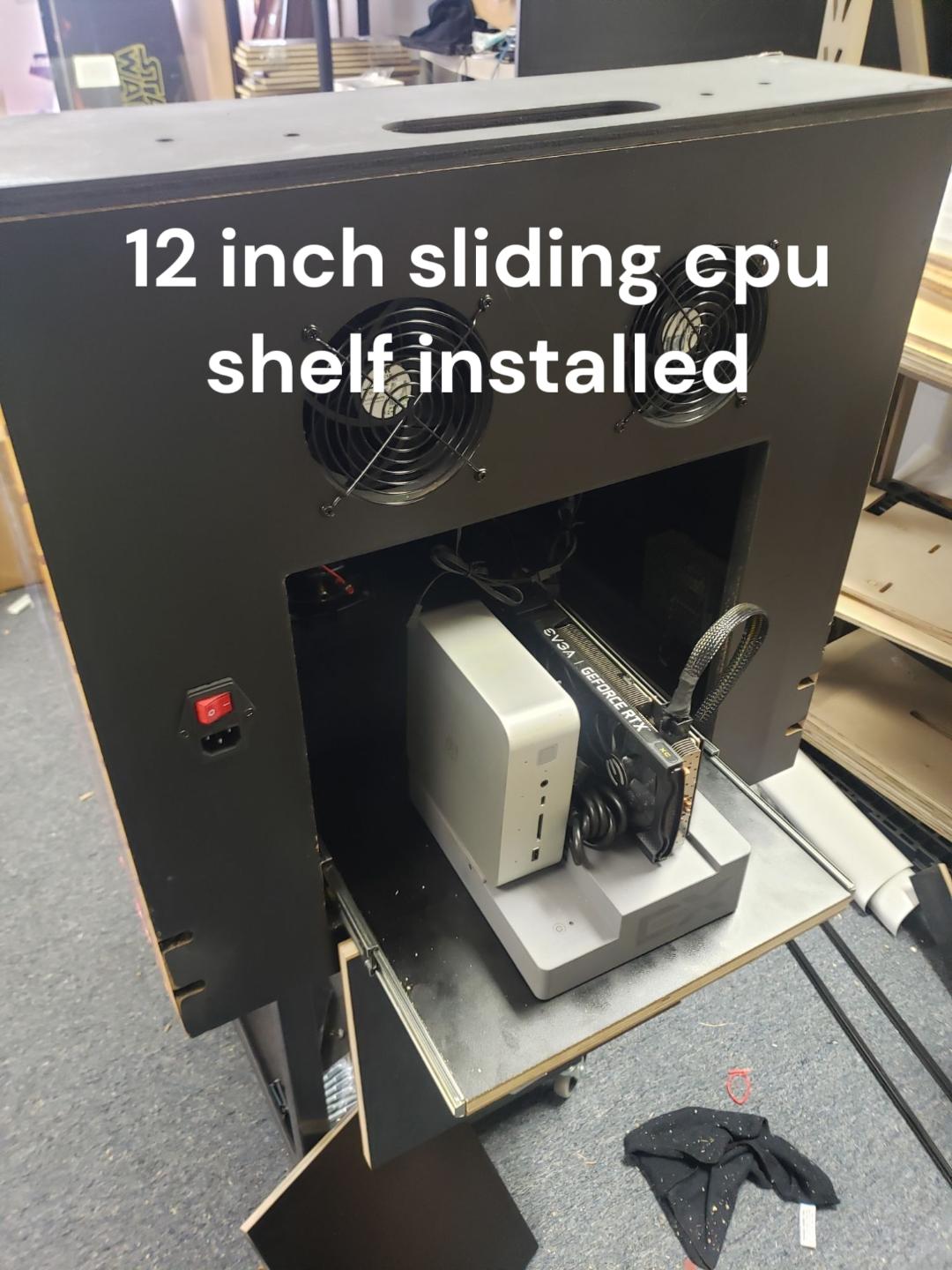 Widebody Virtual Pinball Cabinet -CSD Deluxe Edition Computer and Monitor Ready WPC Style