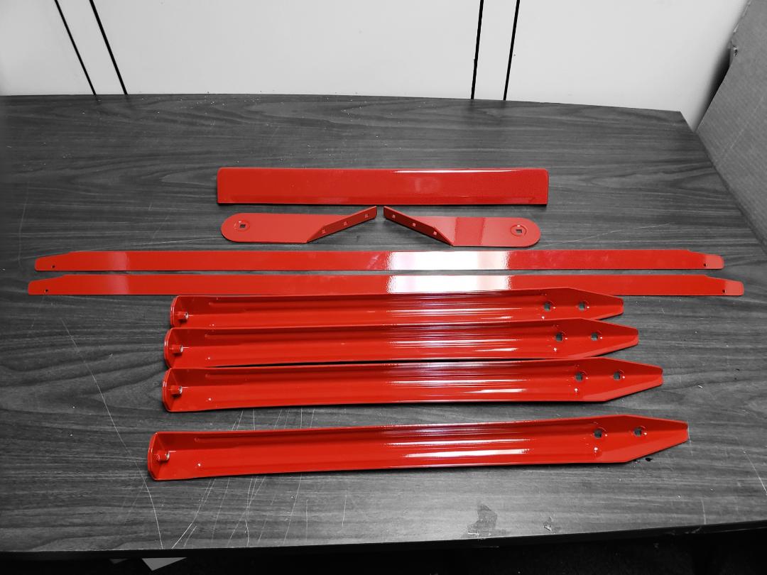 Powder Coating Pinball Rails Powder Coated Pinball Machine Parts Combo – pinballcabinet