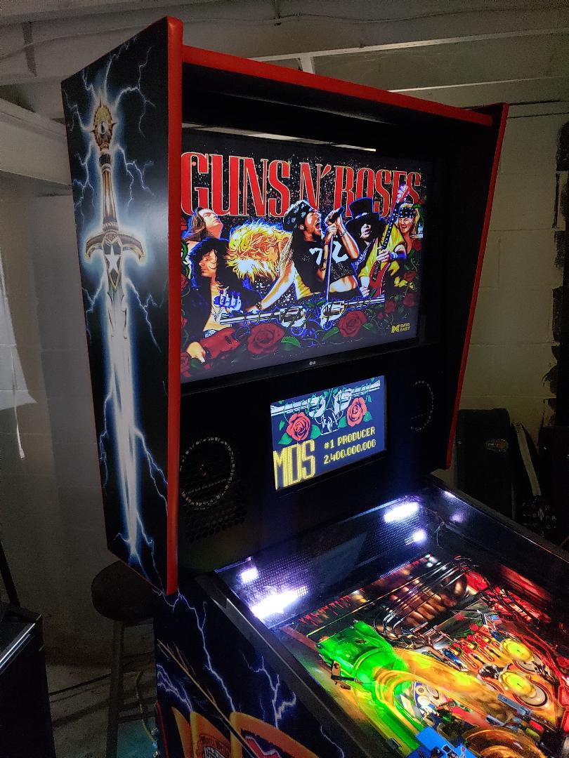 Widebody Virtual Pinball Cabinet -CSD Deluxe Edition Computer and Moni ...