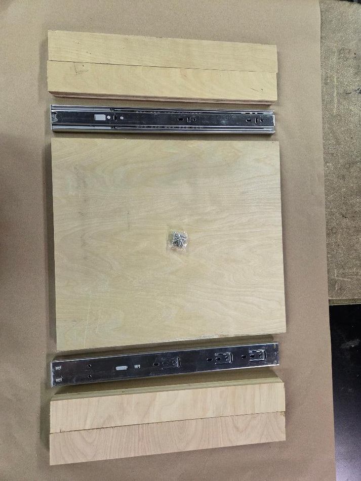 Virtual Pinball Cabinet Rear CPU Slide out shelf 14 inches wide by 16 ...
