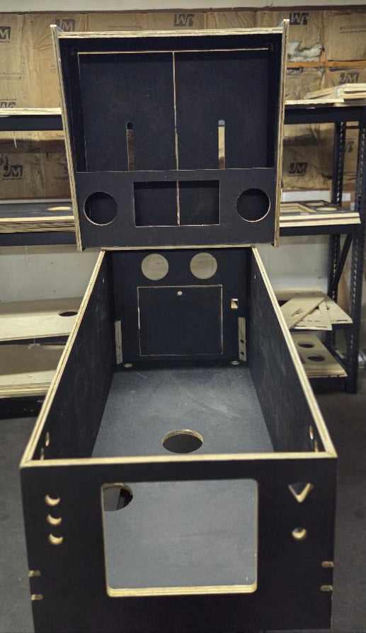ultra widebody flat pack pinball cabinet front view
