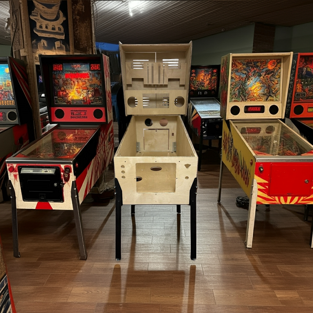 B Stock Ultra Widebody 48 inch OLED Monitor Virtual Pinball Cabinet Flat Pack