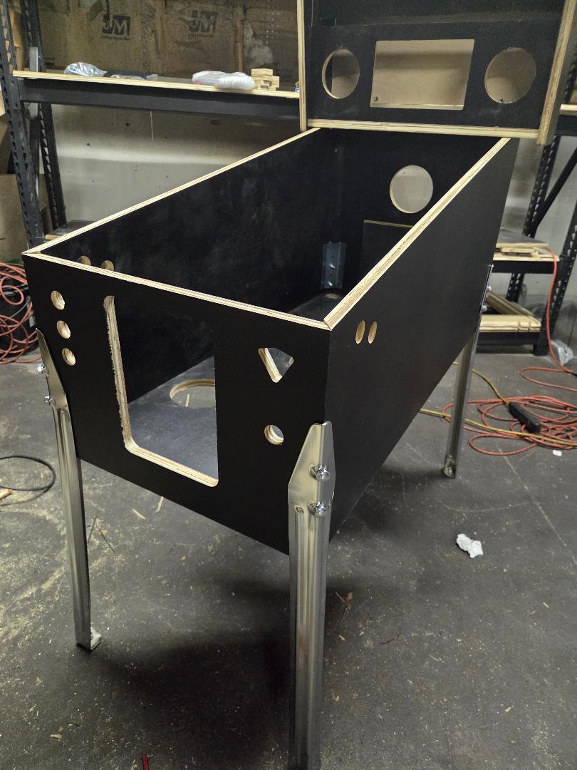 32 inch Playfield Virtual Pinball Cabinet -Flat Pack- Williams Pinball Company WPC style Premium Version