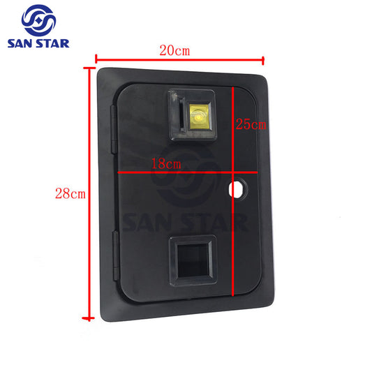 Virtual Pinball Cabinet Small Coin Door