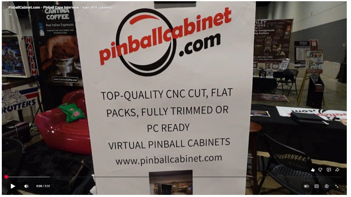 Load video: video review of our virtual pinball cabinet