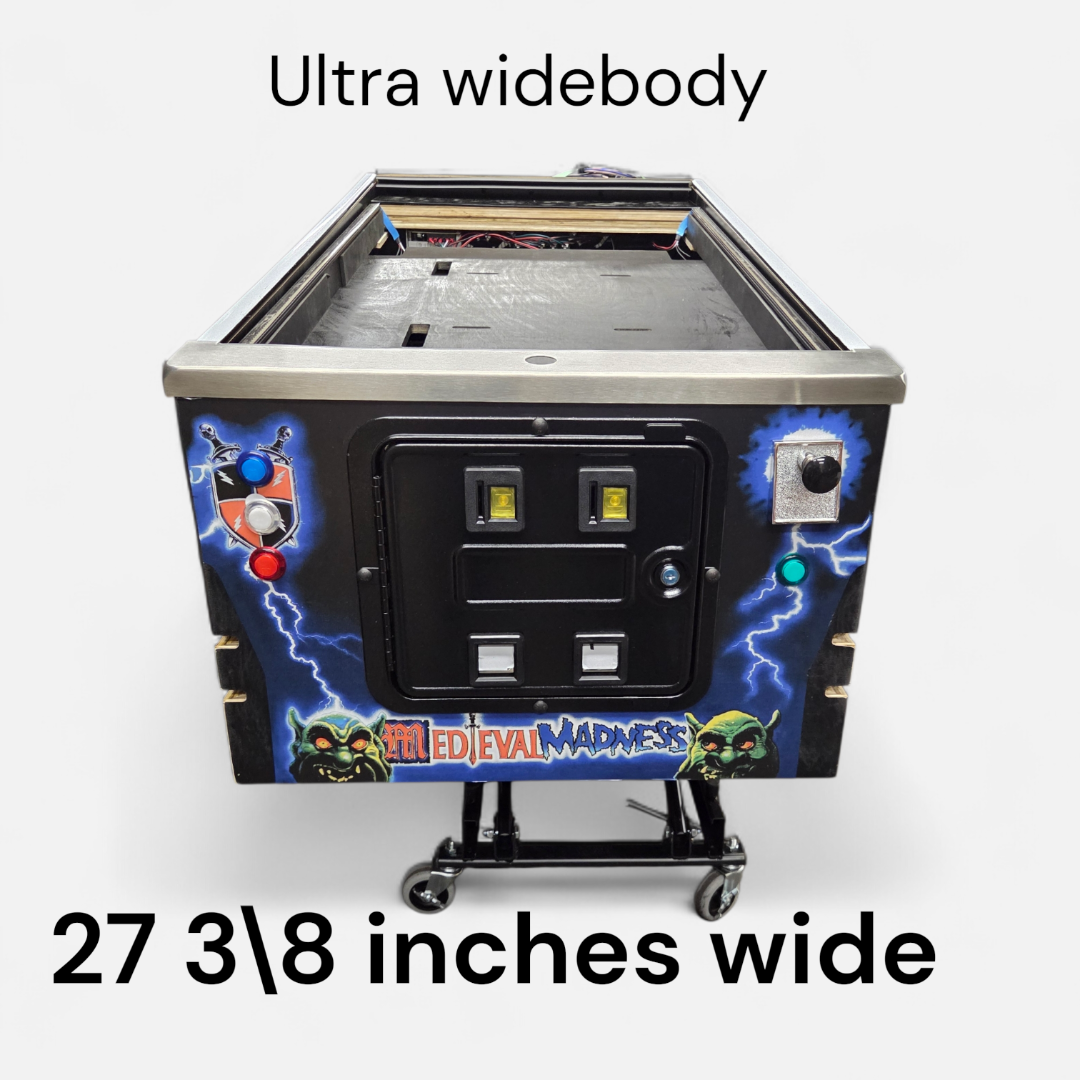 Ultra Widebody Virtual Pinball Cabinet -Flat Pack- All IN Version Williams Pinball Company WPC style