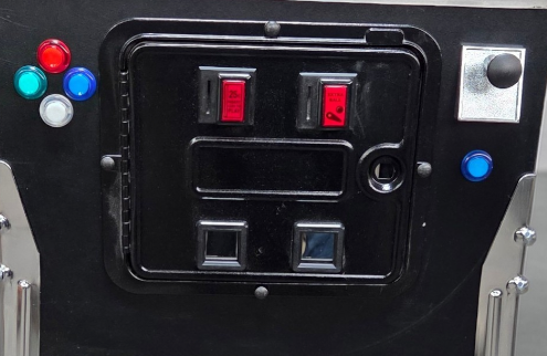 pinball cabinet coin door with working switches